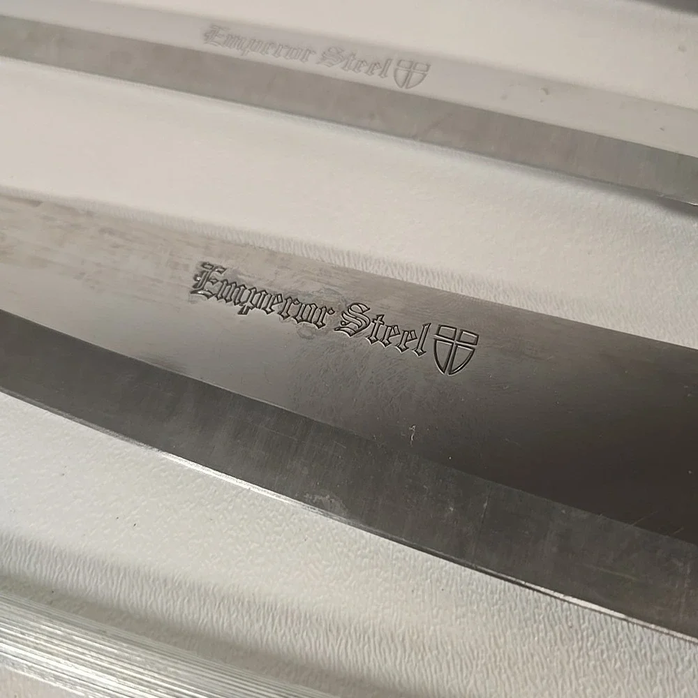 Emperor Steel 3 Knives Full Tang  Japan Stainless‎ Steel 2 Sharpening Steels